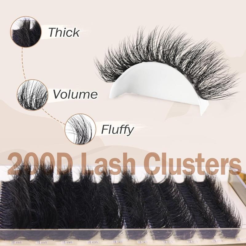 Eyelash Extension Cluster - Новые пушистые объемные пучки ресниц для