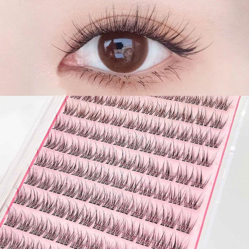 Eyelash Extension No 11 - Черные самоклеящиеся накладные ресницы 11-13 мм,