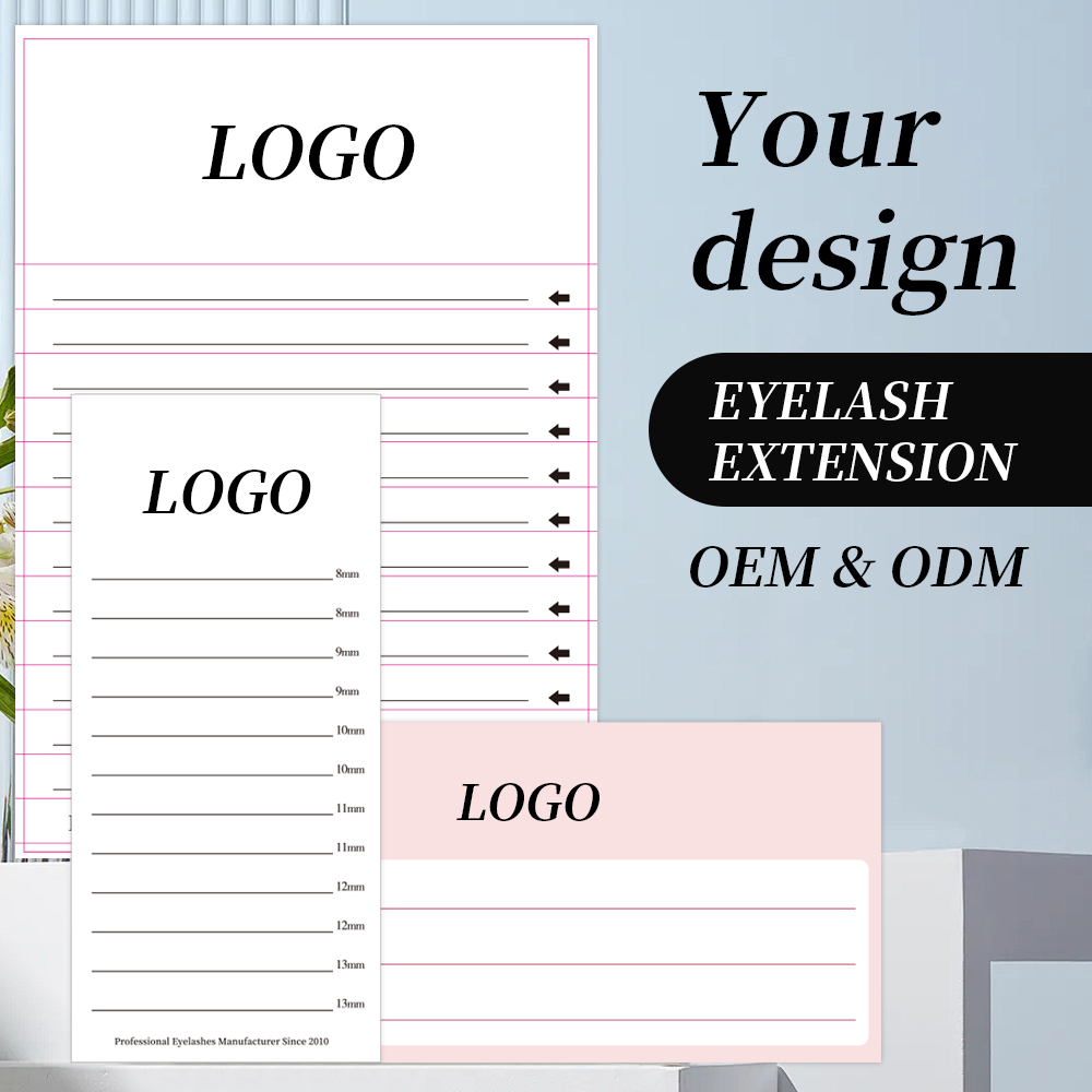 Eyelash Extension Logo Design - Индивидуальные накладные ресницы с логотипом под