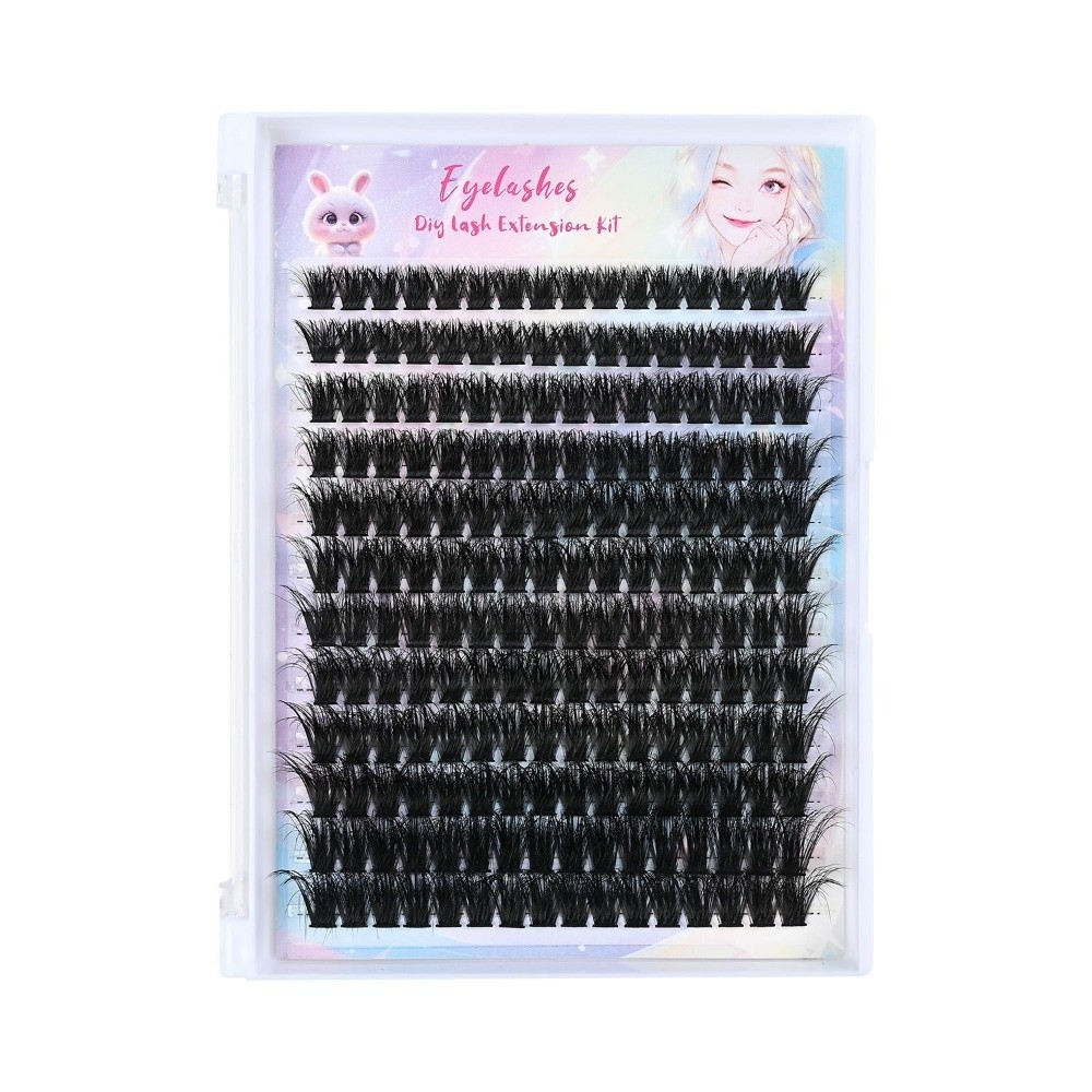 Eyelash Extension Cluster - Набор для самостоятельного наращивания ресниц: натуральные