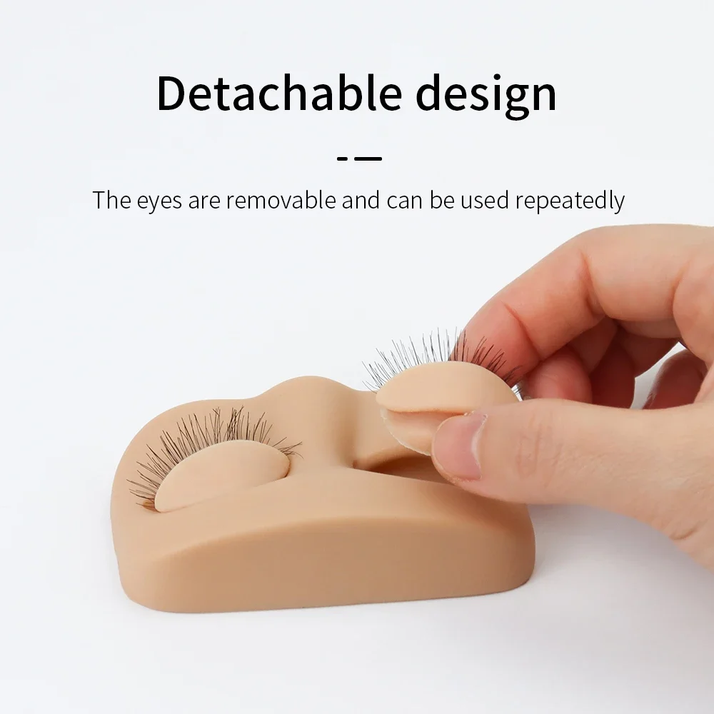 Миниатюрная плоская манекен-го – обзор и цена Eyelash Extension Model