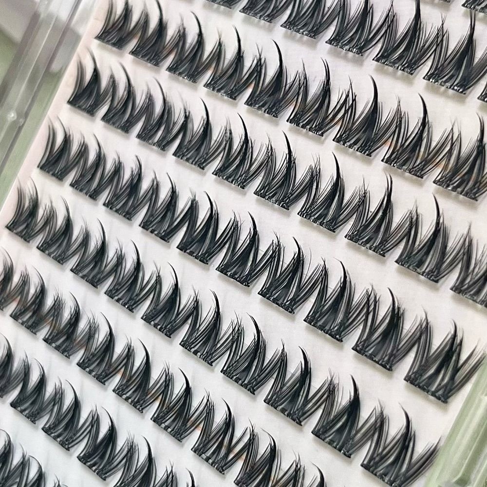 Накладные ресницы-пучки 100/13 – обзор и цена Eyelash Extension No 11