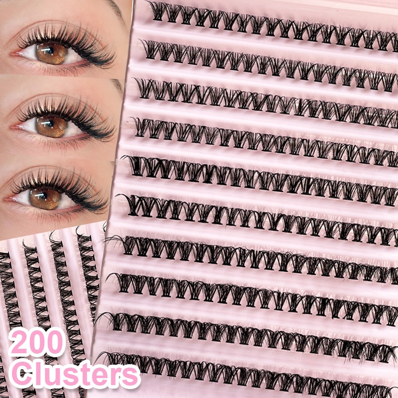 Индивидуальные ресницы, пучок  – обзор и цена Eyelash Extension Cluster