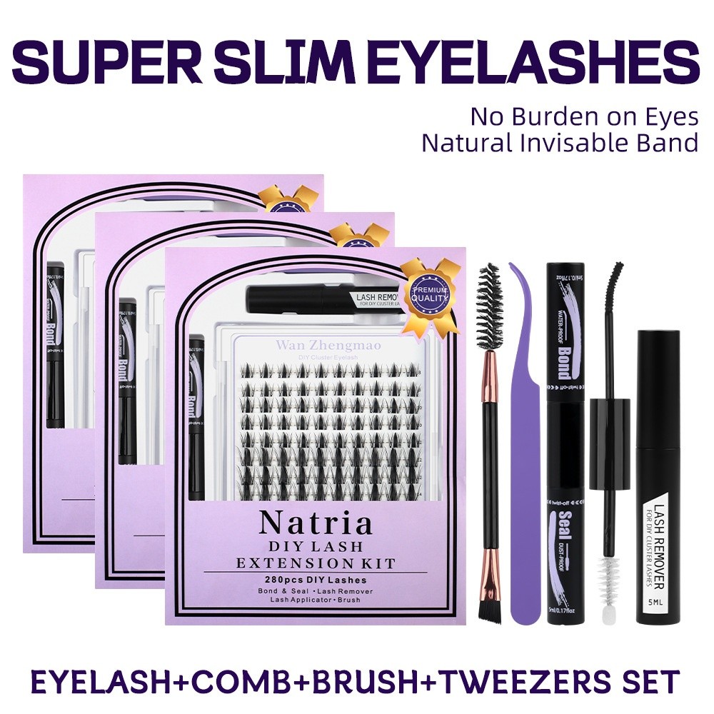 Накладные ресницы длиной 8-18  – обзор и цена Eyelash Extension Cluster