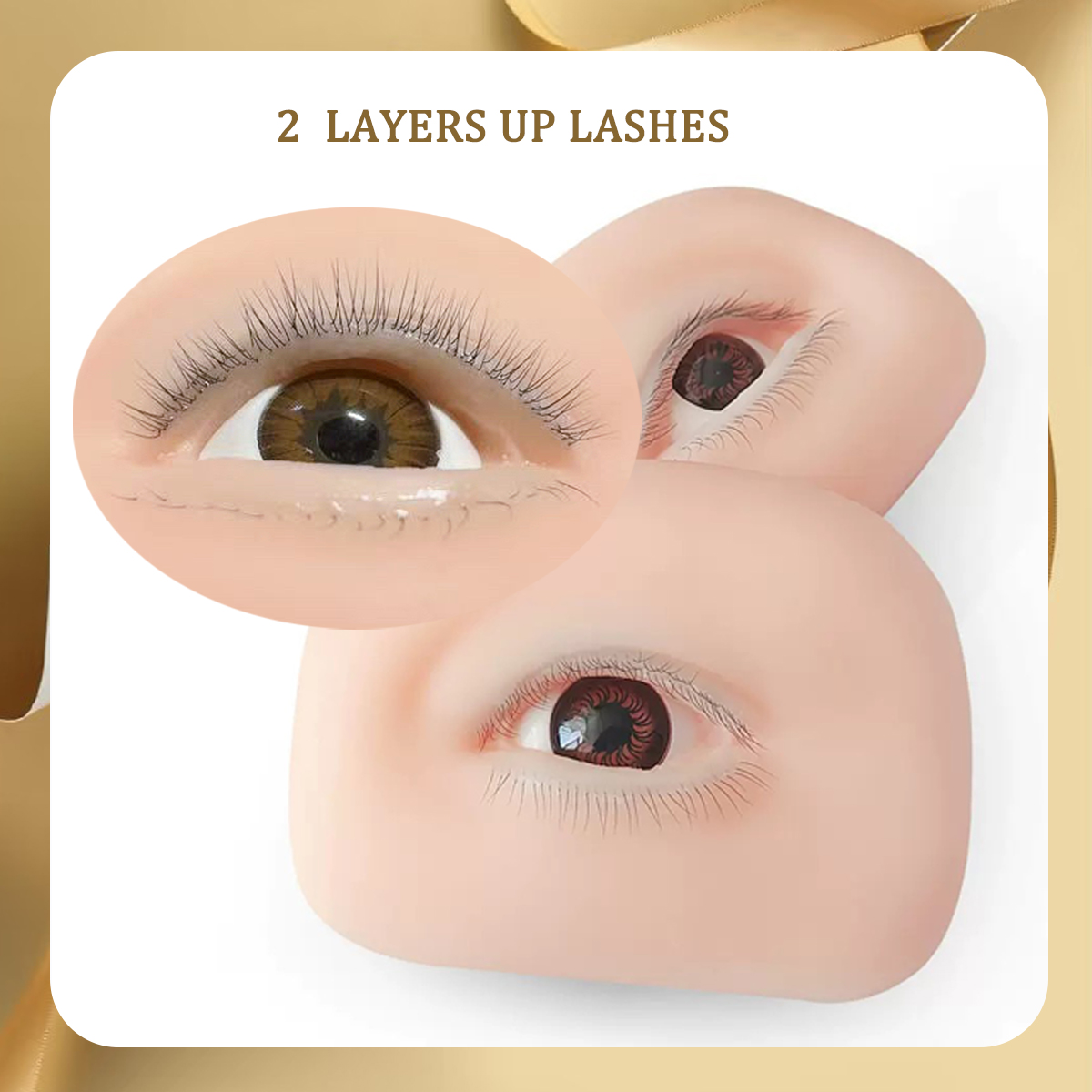 3D манекен для накладных ресни – обзор и цена Eyelash Extension Model