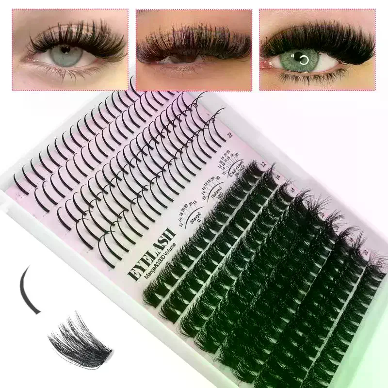 Набор пучковых ресниц: объемны – обзор и цена Eyelash Extension Volume