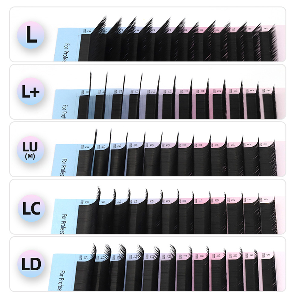 RUJADE L + LC LD LU(M) Curl Ин – обзор и цена Eyelash Extensions Classic