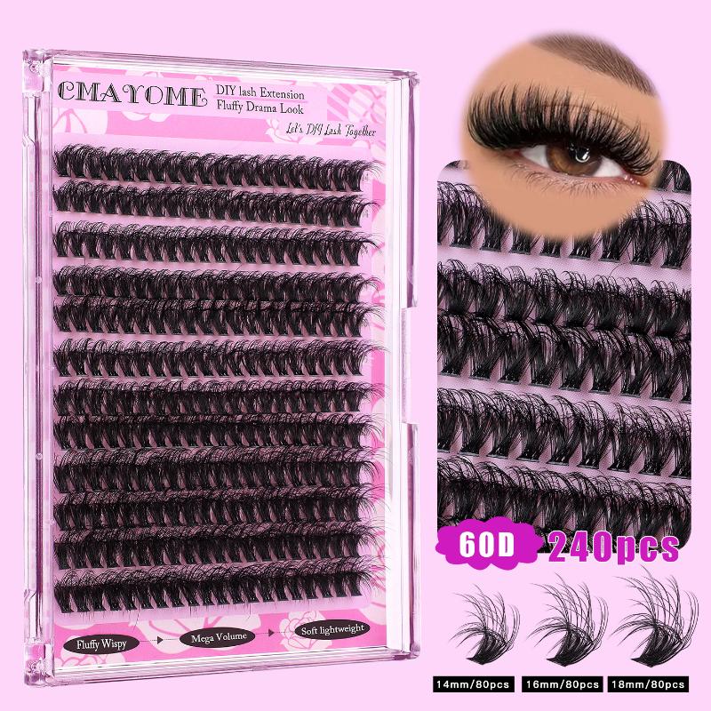Накладные ресницы Volume D Cur – обзор и цена Eyelash Extension Volume