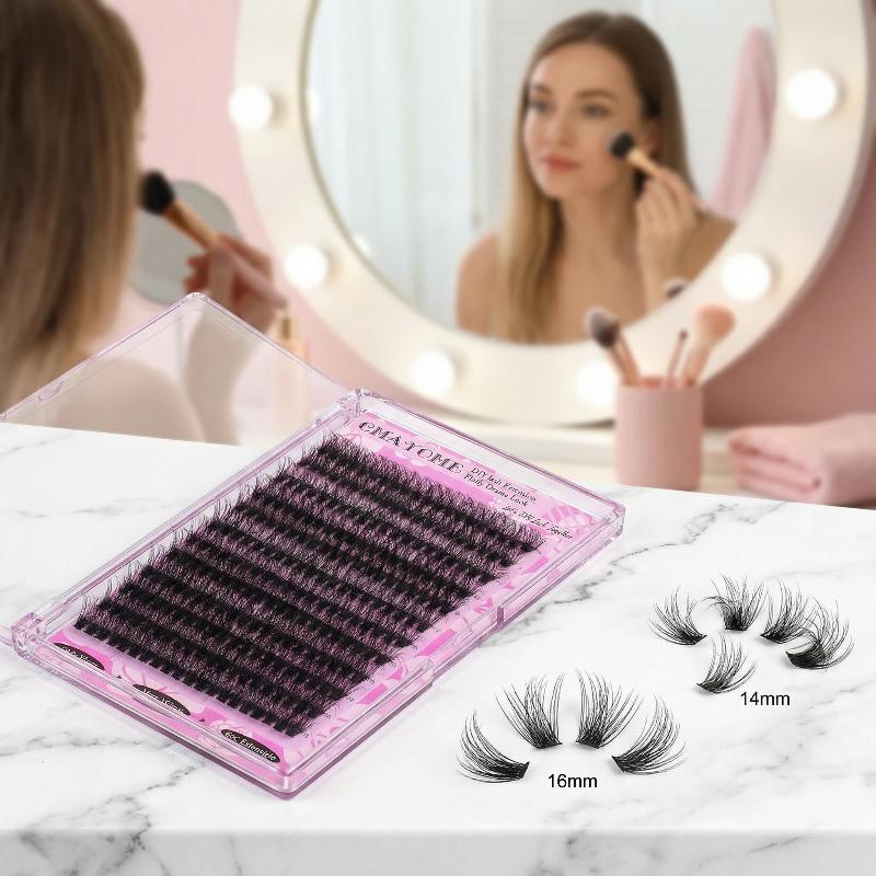 Накладные ресницы Volume D Cur – обзор и цена Eyelash Extension Volume
