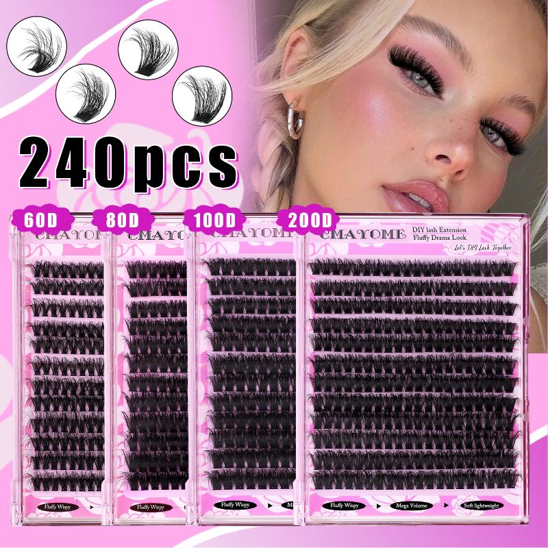Накладные ресницы Volume D Cur – обзор и цена Eyelash Extension Volume