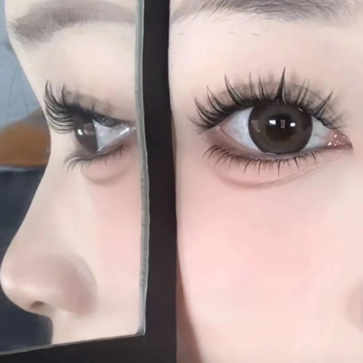 100 шт. натуральных самоклеящи – обзор и цена Eyelash Extension No 11